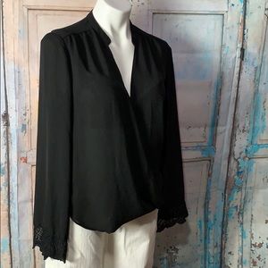 Jealous Tomato Sheer Black Blouse